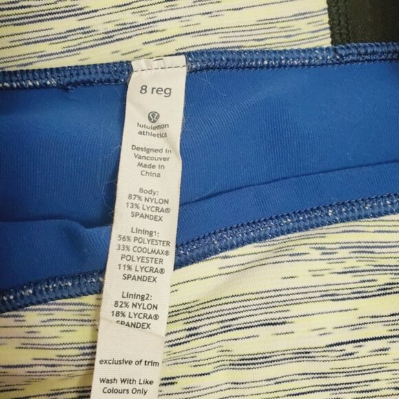 Vintage Y2K Lululemon Groove Pant Flare Yoga Pants Blue 8 - Picture 2 of 10